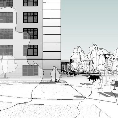 604 13 Ellis Street Central v8 taniae 3D View Perspective 2 400x400 Ellis Commons Partners For Architecture