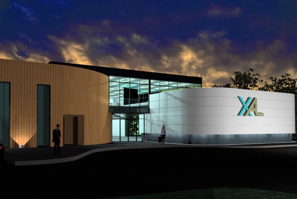 3D View Night Close 600x403 Our Work Partners For Architecture