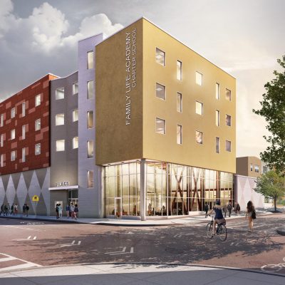 FLACS IIB PhotoReal Rendering scaled 400x400 FLACS IIB Charter School Partners For Architecture