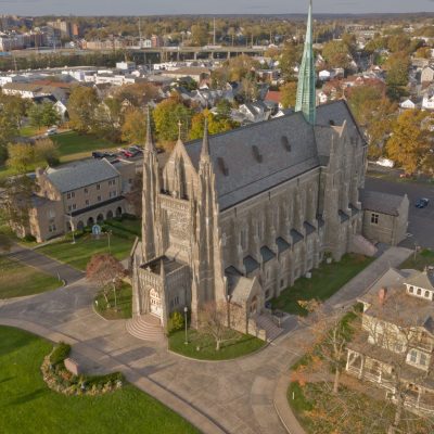 st marys church 2 drone photo scaled 400x400 St. Mary’s Church Historic Preservation Partners For Architecture