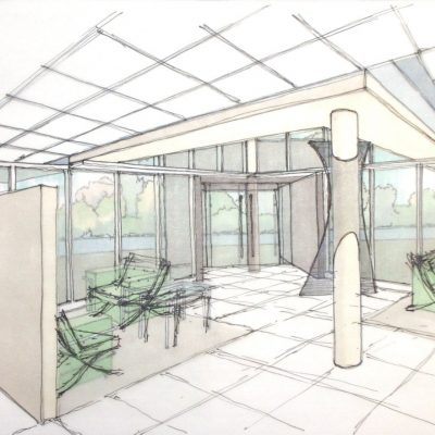 01 034 Furst Lobby Color 400x400 88 Danbury Road Partners For Architecture