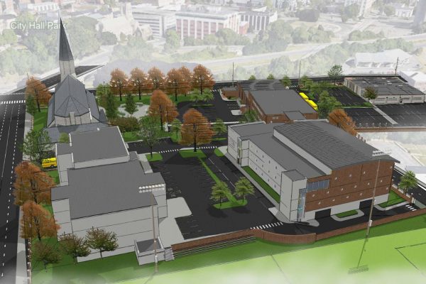 Cathedral Campus Aerial 1st look Страница 3 600x400 Cathedral Campus takes shape Partners For Architecture